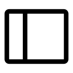 Open Panel Left SVG Icon